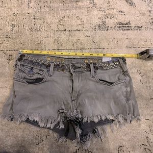 True Religion grey shorts